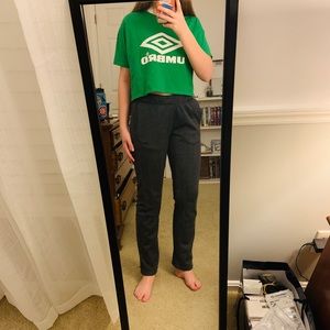 cropped green umbro shirt